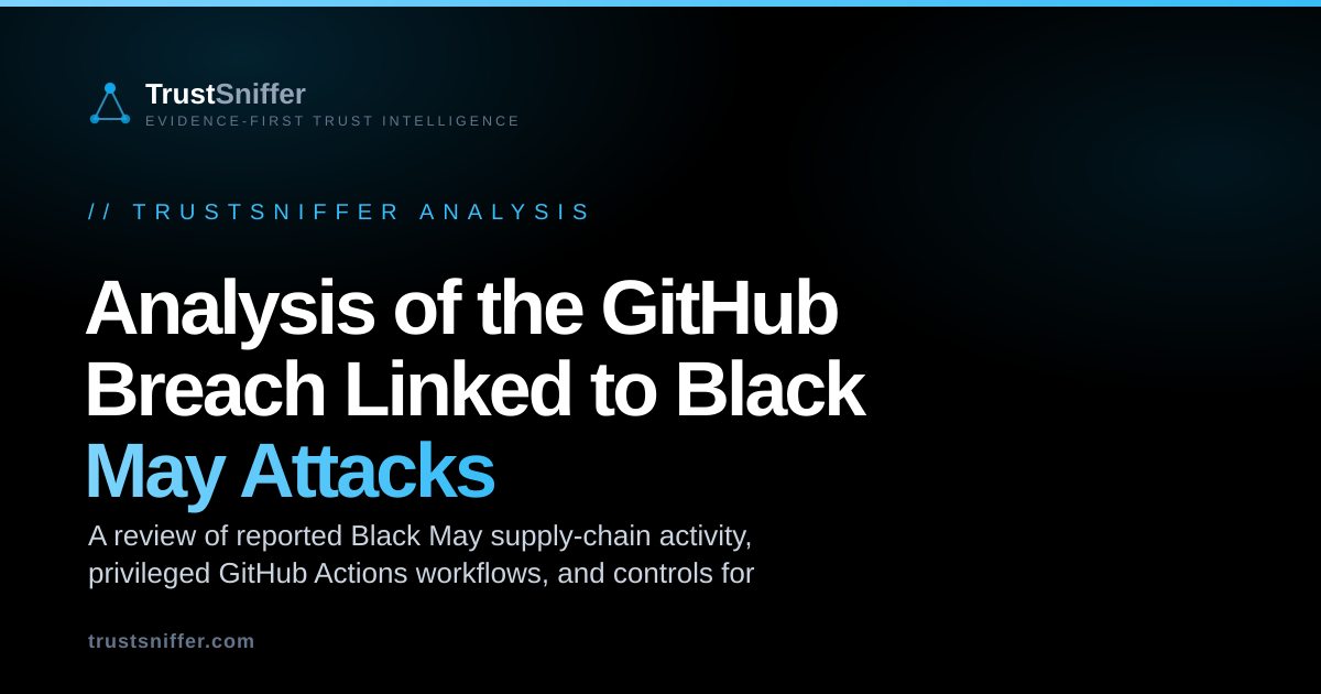 Analysis of the GitHub Breach Linked to Black May Attacks