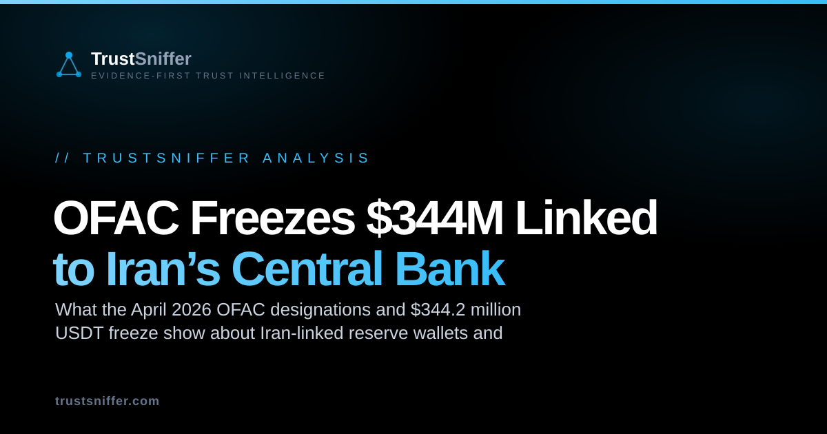 OFAC Freezes $344M Linked to Iran’s Central Bank