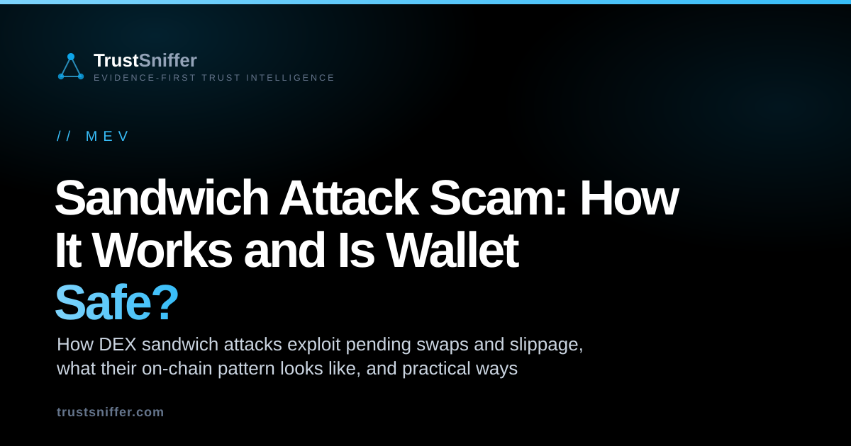 Sandwich Attack Scam: How It Works and Is Wallet Safe?
