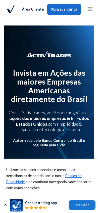Screenshot of activtrades.com.br