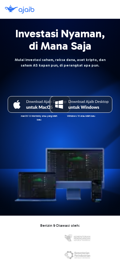 Screenshot of ajaib.co.id
