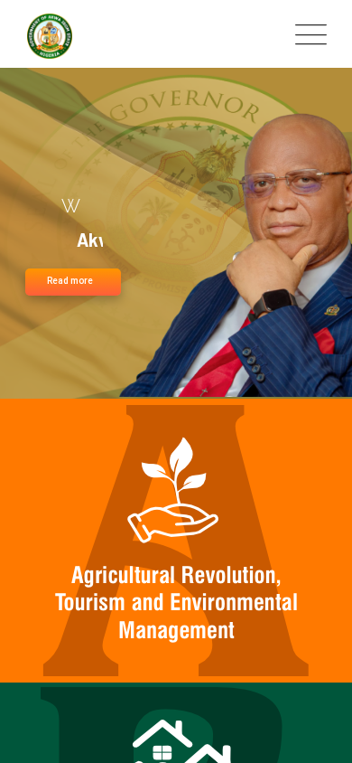 Screenshot of akwaibomstate.gov.ng