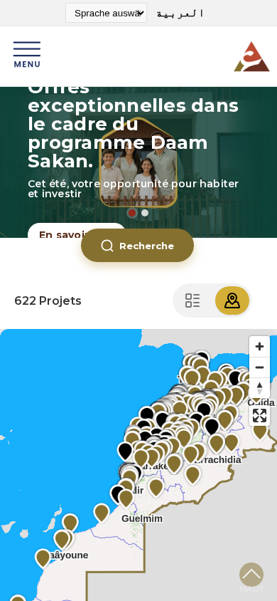 Screenshot of alomrane.gov.ma