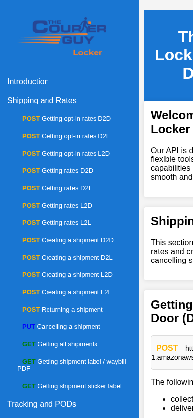Screenshot of api-pudo.co.za
