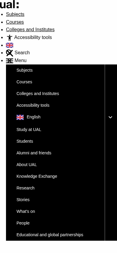 Screenshot of arts.ac.uk