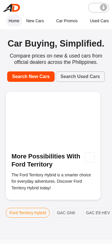 Screenshot of autodeal.com.ph
