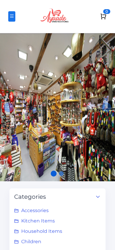 Screenshot of ayaadevarieties.com.ng