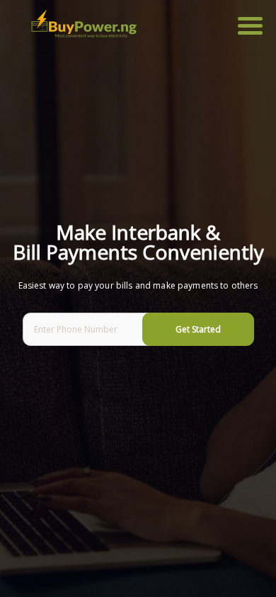 Screenshot of buypower.ng