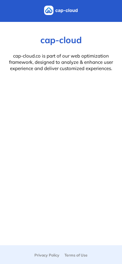 Screenshot of cap-cloud.co