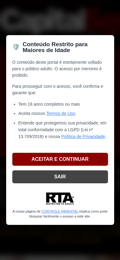 Screenshot of capitalsexy.com.br