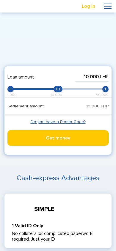 Screenshot of cash-express.ph