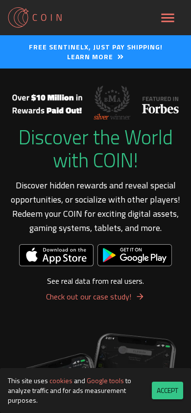 Screenshot of coinapp.co