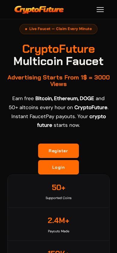 Screenshot of cryptofuture.co.in