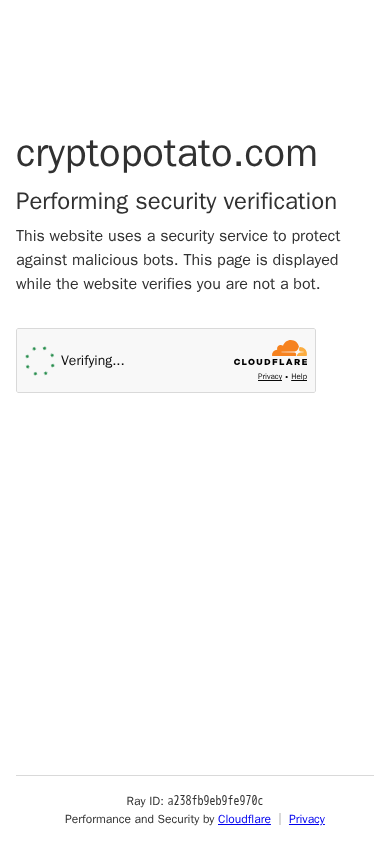 Screenshot of cryptopotato.com