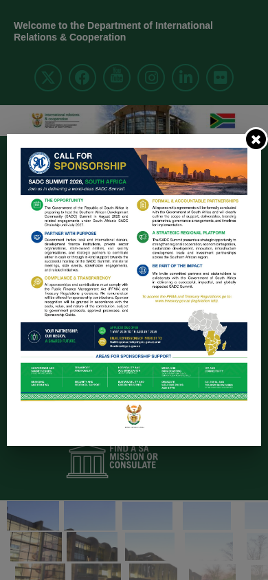 Screenshot of dirco.gov.za