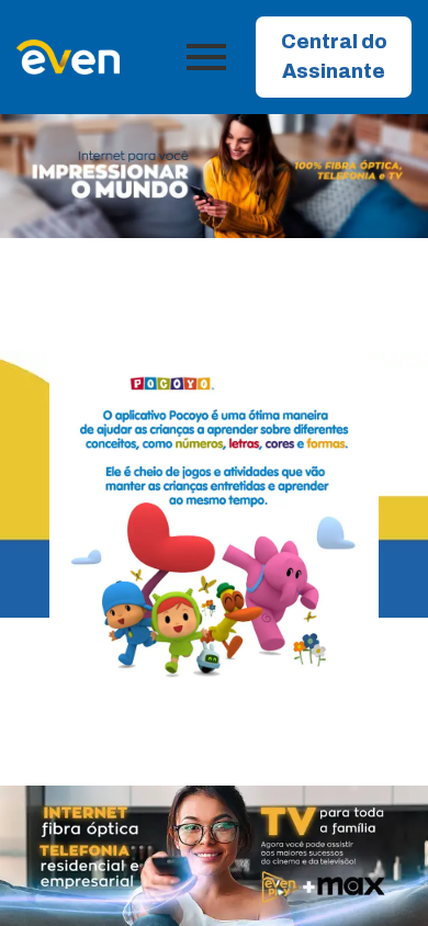 Screenshot of evenfibra.com.br