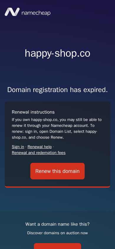 Screenshot of happy-shop.co
