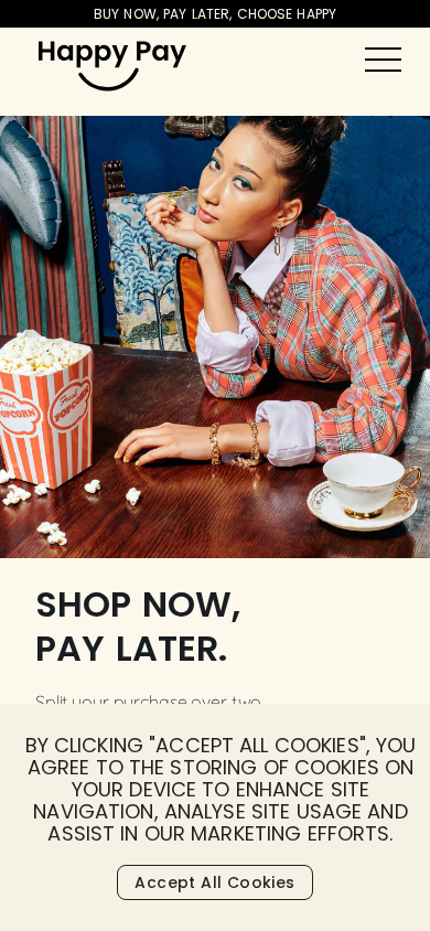 Screenshot of happypay.co.za
