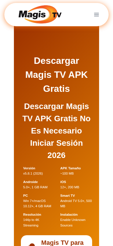 Screenshot of magistvgratis.co