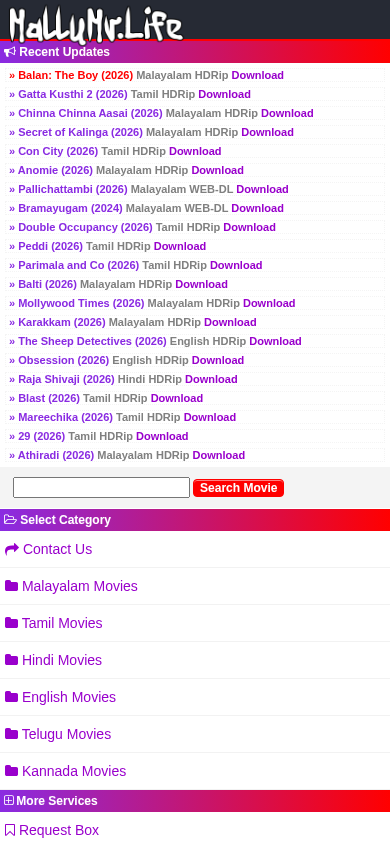 Screenshot of mallumv.online