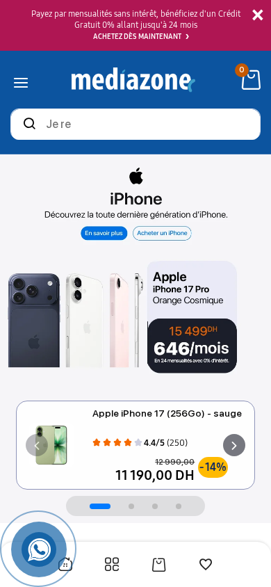 Screenshot of mediazone.ma