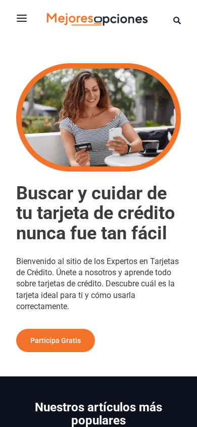 Screenshot of mejoresopciones.com.mx