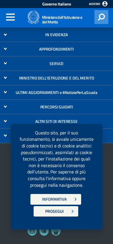 Screenshot of mim.gov.it