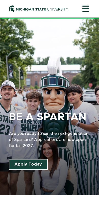 Screenshot of msu.edu