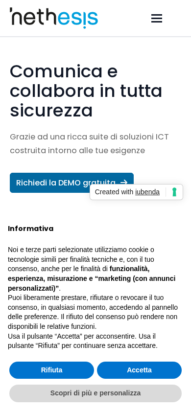 Screenshot of nethesis.it