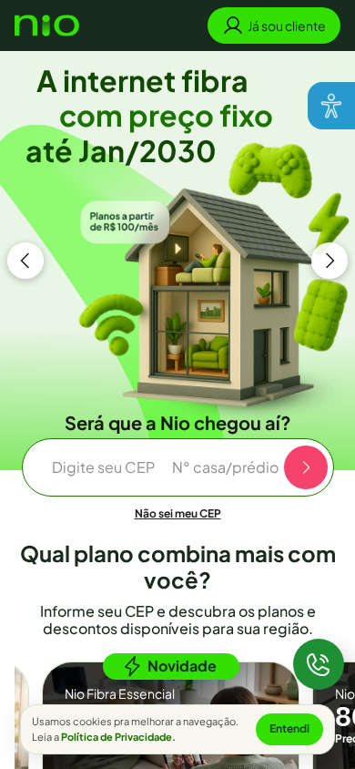 Screenshot of niointernet.com.br