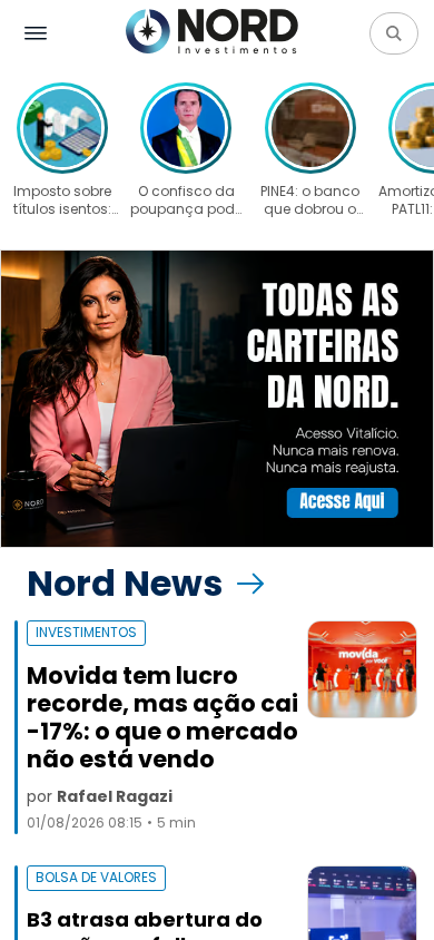 Screenshot of nordinvestimentos.com.br
