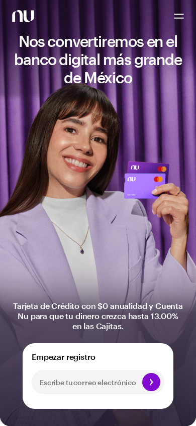 Screenshot of nu.com.mx