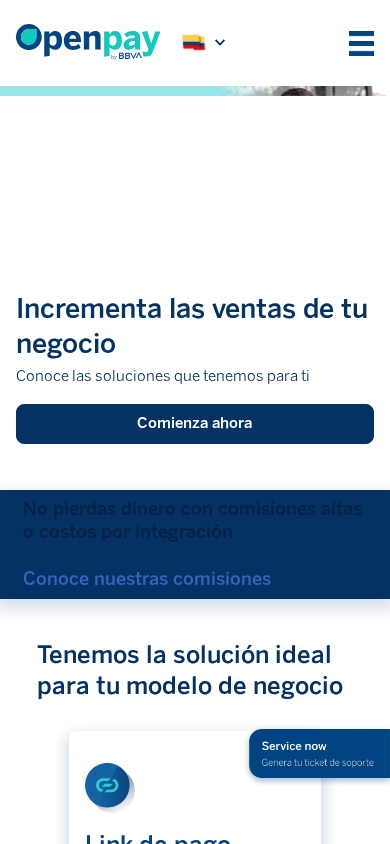 Screenshot of openpay.co