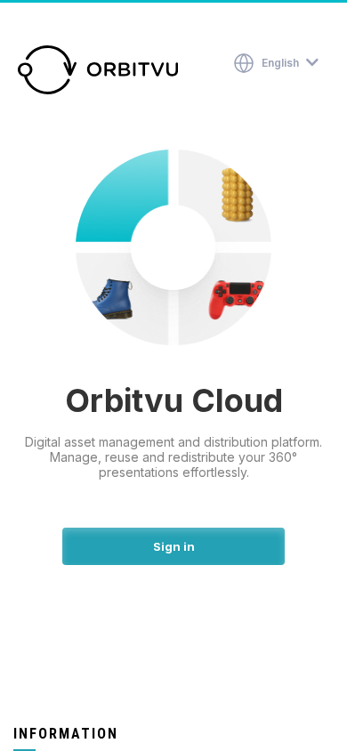 Screenshot of orbitvu.co