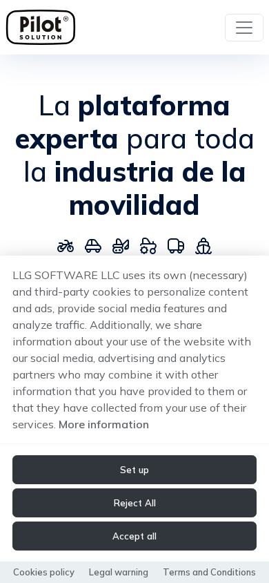 Screenshot of pilotsolution.com.ar