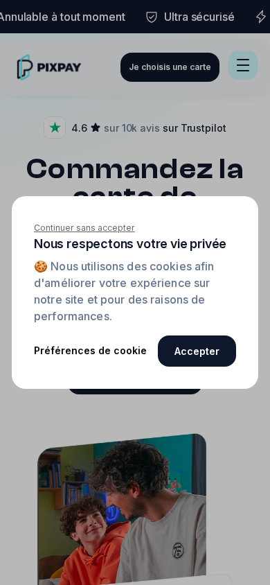 Screenshot of pixpay.fr