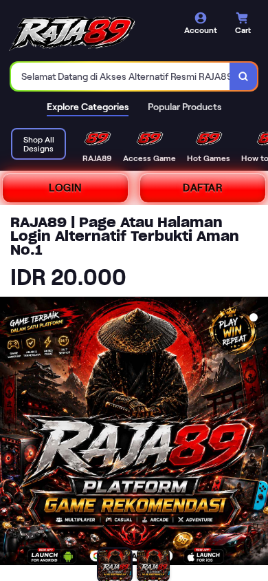 Screenshot of raja89.page