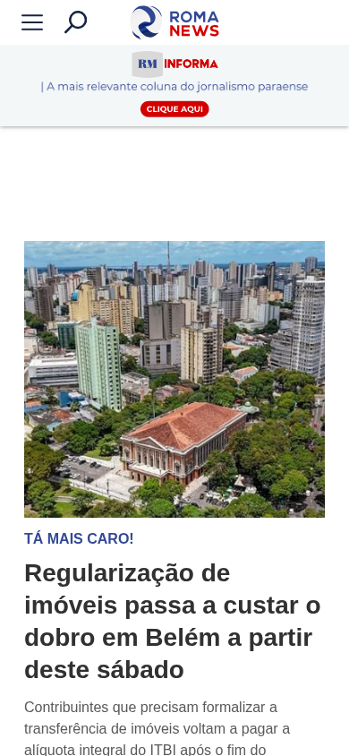 Screenshot of romanews.com.br