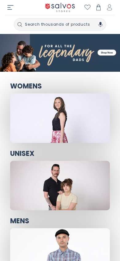 Screenshot of salvosstores.com.au