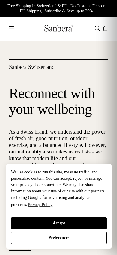 Screenshot of sanbera.com
