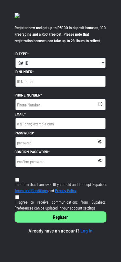 Screenshot of sbpay.co.za