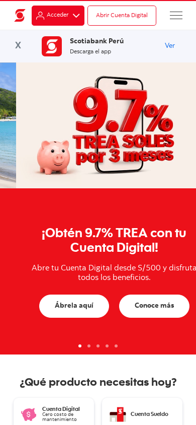 Screenshot of scotiabank.com.pe