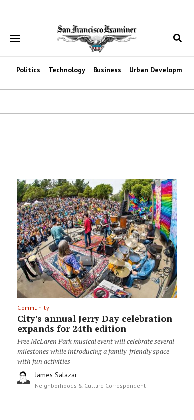 Screenshot of sfexaminer.com