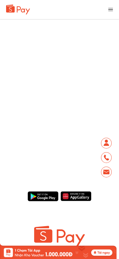 Screenshot of shopeepay.vn