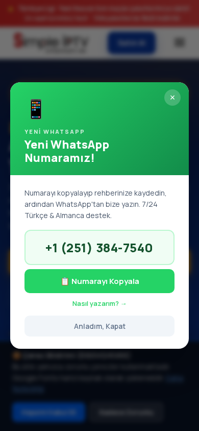 Screenshot of simpletr-iptv.de