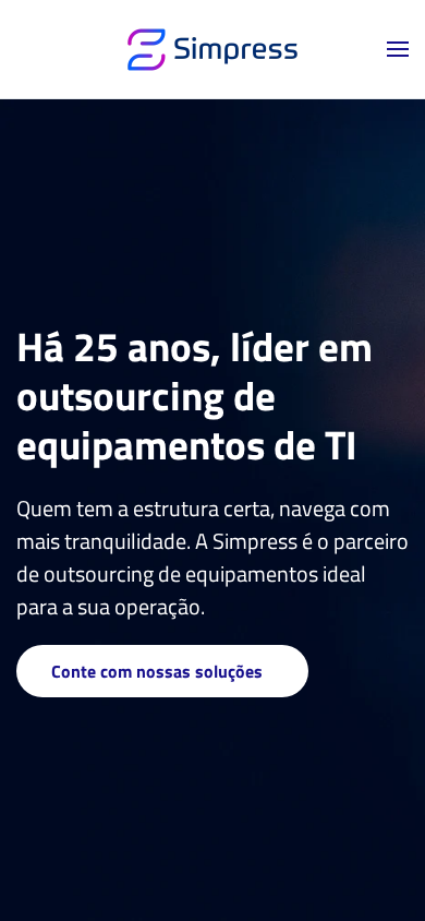 Screenshot of simpress.com.br