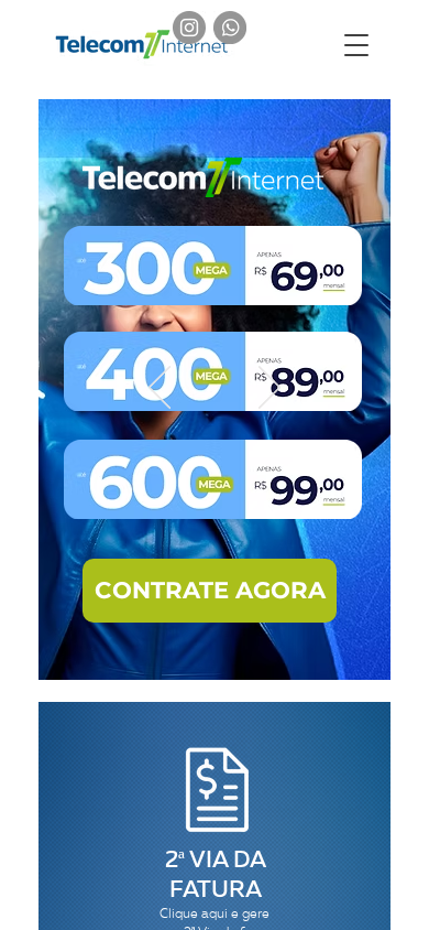 Screenshot of site.internettelecom.com.br