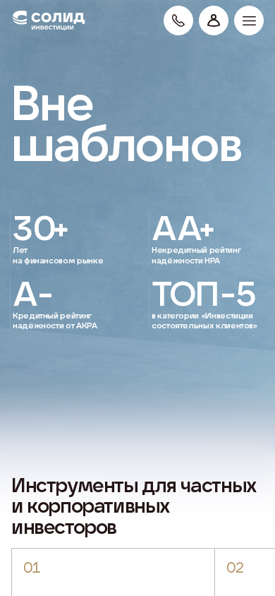 Screenshot of solidinvest.ru