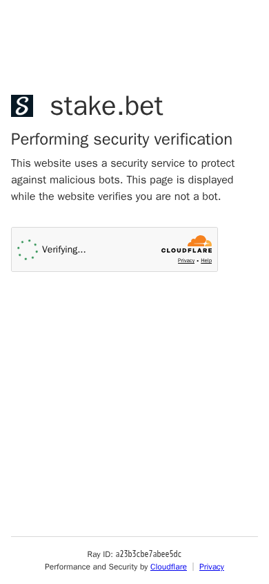 Screenshot of stake.bet