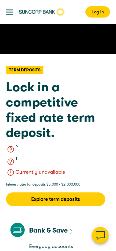 Screenshot of suncorpbank.com.au